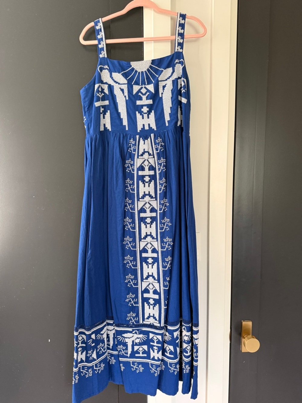 Farm Rio Square Neck Embroidered Dress - Picture 2 of 7